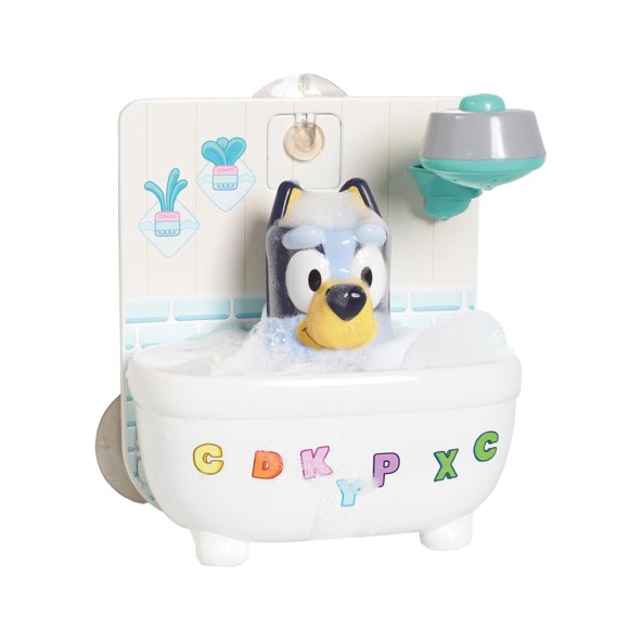 Juguete de baño TOMY Toomies Shower & Scrub Bluey con cabezal de ducha