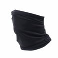 thumbnail image 3 of Camo Neck Gaiter for Men UV Protection Cooling Breathable Face Mask Bandana for Summer Sun Hiking Running Outdoor Sports,Black, 3 of 5