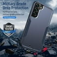 thumbnail image 3 of Designed for Samsung Galaxy A05 Heavy Duty Case, Protection Shockproof Dropproof Dustproof Anti-Scratch Phone Case Cover for Samsung Galaxy A05 Heavy Duty Case, Navy Blue, 3 of 7