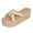 Beige, variant on Platform Espadrilles for Women Open Toe Crooss Strap Wedge Sandals Arch Support Footbed Slides Summer Beach Vacation Dress Shoes Beige Size 7.5