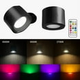 thumbnail image 4 of Nehlobo Lampe Murale Magnétique RVB à Télécommande Couleur Réglable Lumière d'Ambiance, 4 of 5