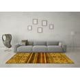thumbnail image 3 of Ahgly Company Indoor Rectangle Abstract Yellow Modern Area Rugs, 6' x 9', 3 of 4
