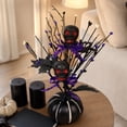 thumbnail image 4 of AURIGATE Mini Halloween Tree, Black Gothic Tabletop Bat Tree with Spiderweb for Home Mantel Decor, 4 of 6