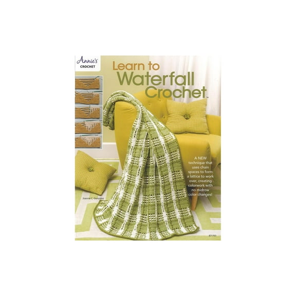 Annie's Learn To Waterfall Crochet Bk