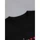 thumbnail image 3 of Women's Regular Fit Heart Graphic Round Neck Short Sleeve T-Shirt Tee For Adult, Men, Women, Teen, Teenager, Adolescent, Youth, 3 of 6
