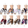 thumbnail image 2 of 45cm Calentadores de piernas de piel sintética de invierno para mujer, calcetines Hipster esponjosos de arcoíris, ropa de calle, 2 of 5