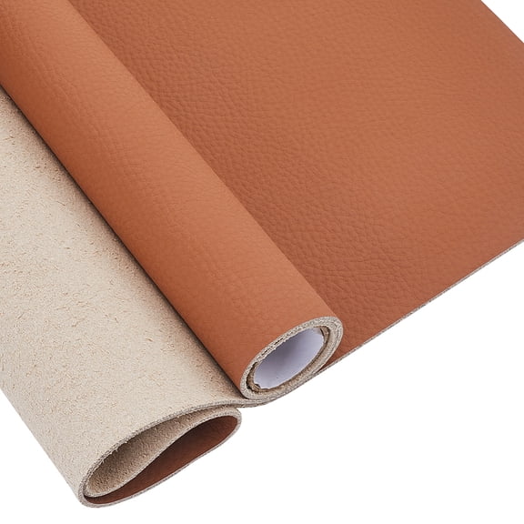 12"x24" Vegetable Tanned Tooling Full Grain Leather Pieces Genuine Leather Sheets A Grade Sienna Square 1.5MM Thick Leather Pieces Pre-cut Full
