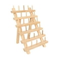 thumbnail image 3 of yuksok Wooden Thread Rack Sewing Portable Stable Quilting Accessories Braiding Rack 30 Spool, 3 of 9