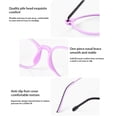 thumbnail image 4 of Jumpingount Montura de gafas de lectura a la moda monturas de gafas monturas de gafas ópticas montura redonda soporte de nariz integrado Type2 NO2, 4 of 6