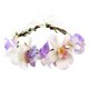 thumbnail image 1 of Diadema de flores de boda de estilo bohemio, tocado de guirnalda de corona floral para fiesta de boda, 1 of 3