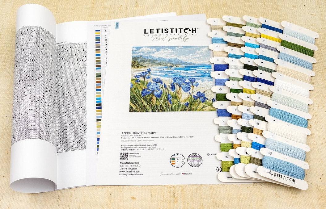 Blue Harmony L9934 Counted Cross Stitch Kit
