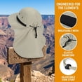 thumbnail image 3 of Tirrinia Sun Blocker Sun Hats for Men with Neck Flap and Wide Brim for Outdoor Camping, Hiking, Hunting, and Fishing, Sun Hat for Men, 3 of 8