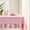 Pink, variant on Vintage Striped Ruffled Tablecloth 60 x 120 Inches Cotton Linen Rectangle Table Cover for Holiday Party