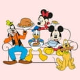 thumbnail image 2 of Toddler's Mickey & Friends Friendsgiving Celebration Portrait Graphic Tee Light Pink 4T, 2 of 3