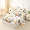 thumbnail image 2 of Erosebridal Kids Farm Chicken Twin Sheet Sets, Easter Eggs Floral Bedding, 3 Pieces, 2 of 5