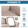 thumbnail image 6 of SEase 3 Piece  Sofa Covers  Stretch Individual Seat  Couch cushion covers Slipcover Sets Thick Jacquard Textured Twill Fabric, 6 of 15