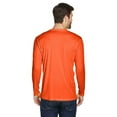 thumbnail image 2 of Adult Cool Dry Sport Long-Sleeve Performance Interlock T-Shirt BRIGHT ORANGE 2XL, 2 of 3