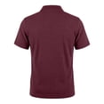 thumbnail image 5 of Knitted Polo Shirts for Men Henley Short Sleeve Button Up Tees Causal Loose Textured T Shirts, L, 5 of 6