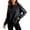 #01-Black, variant on Women Fall Henley Snap Button Stand Collar Sweatshirt Long Sleeve Pocket Loose Oversized Casual Pullover Tops Size M, Khaki