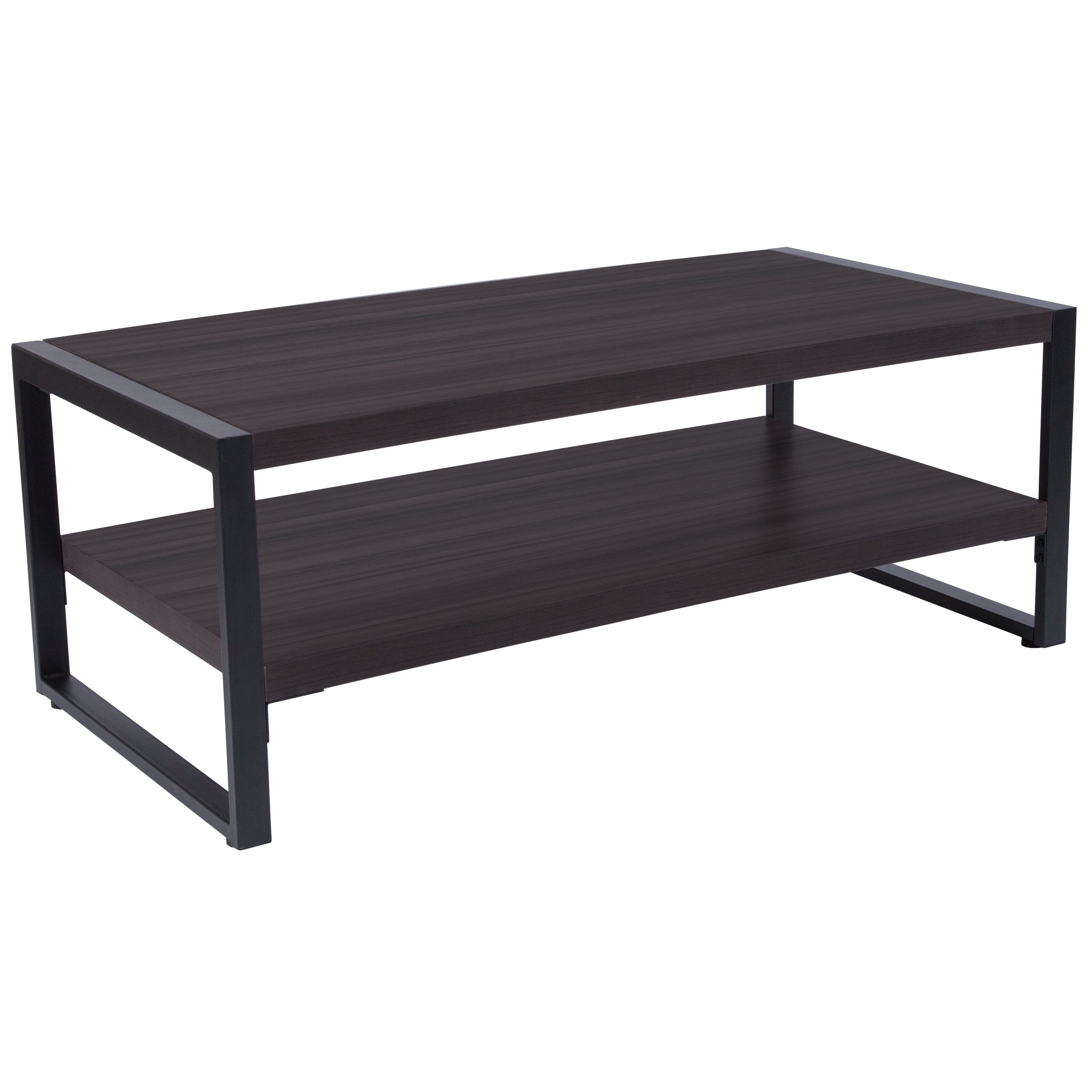 Flash Furniture Thompson Collection Charcoal Wood Grain Finish