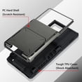 thumbnail image 2 of Wallet Case for Samsung Galaxy S22 Ultra Case with 4-Card Credit Card Holder Slot Shockproof Cover Hybrid Heavy Duty Protection  Phone Case Compatible with Galaxy S22 Ultra 5G-Grey, 2 of 12