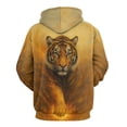 thumbnail image 2 of LAOLIUSN 3D Tiger Graphic Hoodie for Men, All-Over Print Pullover Sweatshirt, Big and Tall Plus Size Streetwear Hoodie with Pocket S-4XL, 2 of 7