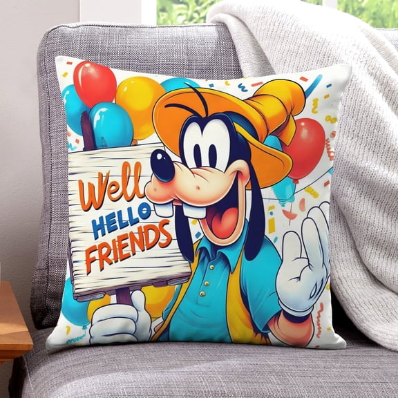 Goofy Pillow Cover Case Gifts Pillowcase Home Decorative Throw Cushion Birthday Present Fans Lover