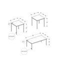 thumbnail image 4 of Table Set, 3pcs Set, Coffee, End, Black Metal, Dark Taupe Laminate, Contemporary, Modern, 4 of 8