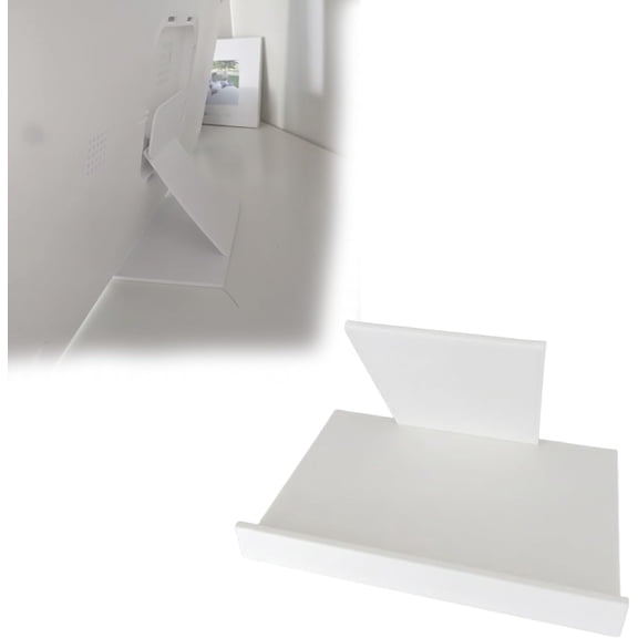 For Skylight Calendar Max 27 Inch Stand, Desktop Holder, Stable Base for Digital Calendar, Tool-Free Wall Mount Alternative (White)