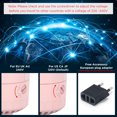 thumbnail image 7 of Dual Voltage Travel Hair Dryer Brush, Aima Beauty 4 in 1 Hot Air Comb for Hair Styling, 2.3 Inch Ionic Blow Dryer Brush, Good for Travel and Gift, Pink, 7 of 7