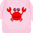 thumbnail image 3 of Inktastic Cute Red Crab Toddler Sweatshirt, 3 of 4