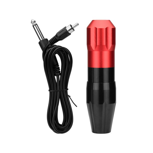 ATOMUS-lápiz para tatuaje giratorio de aleación de aluminio, máquina de tatuaje estilo pluma corta, delineador de sombreado, cable de alimentación del Motor