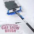 thumbnail image 4 of Aria Car Snow Brush with Squeegee, 39" to 39" Extendable Auto Windshield Snow Removal Broom with Ice Scraper, Foam Grip, Telescoping for Car Truck SUV Winter Snow Remover BLUE, 4 of 10