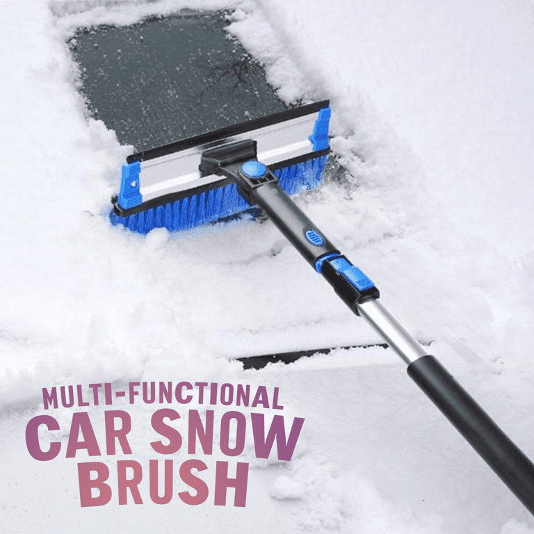 Grace 39 to 49 Extendable Snow Brush Ice Scraper with Foam Grip