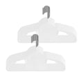 thumbnail image 4 of SONGMICS 50 Perchas de Plástico, Antideslizantes, Ahorro de Espacio, 41,5 cm de Largo, Gancho Giratorio 360º, Blanco, 4 of 7