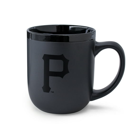 WinCraft Pittsburgh Pirates 17oz. Black Tonal Ceramic Mug