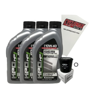 オイル10L Cyclemax OEM FS 10W-40 Oil Change Kit fits 2012-2023 Kawasaki