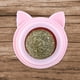 thumbnail image 4 of Juguete Con Hierba Gatera Giratorio 360 Forma Gatito Hierba Gatera Molares Digestivos Limpieza Dientes Diversión para Lamer (rosa), 4 of 9