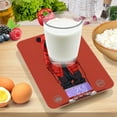thumbnail image 7 of Digital Kitchen Food Scale Weight Grams Oz for Baking Cooking Coffee 11lb 0.05oz/1g Glass Cool Girl with Red Eyes, 7 of 7
