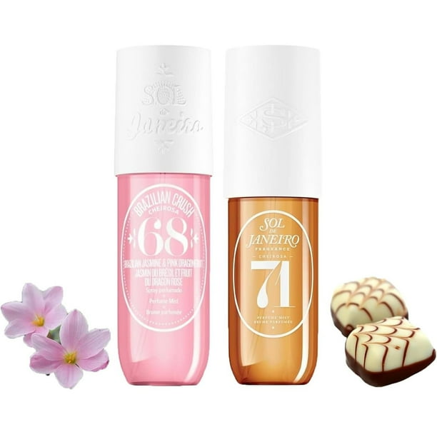 90ml SOL DE JANEIRO Perfume Corporal Brasileño Bruma Corporal para Mujer Larga Duración Spray Corporal Afrutado Más Regalado Aroma Corporal Hidrata la Piel