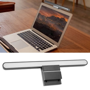 Barre de lampe de moniteur d'ordinateur, Ordinateur portable barre de lumière asymétrique source de lumière professionnelle 3 Interface de température de couleur de type C réglable pour Office