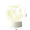 thumbnail image 3 of LSLJS Mother's Day Gift-LED Acrylic 3D Mother's Day Greeting Gift Light, Acrylic Greeting Mother's Day Gift Atmosphere Light (White Warm Light), Decorative Lights, 3 of 6