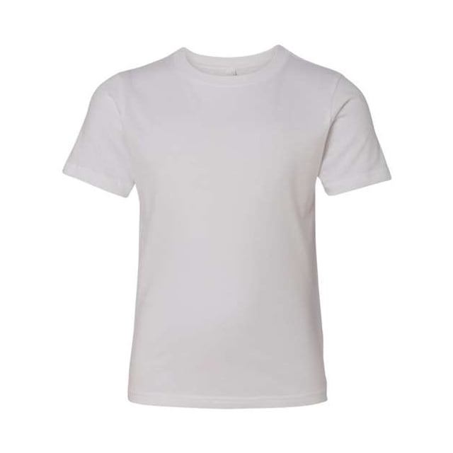 Camiseta de manga corta premium para niños de Next Level (3310) -BLANCO -XL Ropa de siguiente nivel 3310