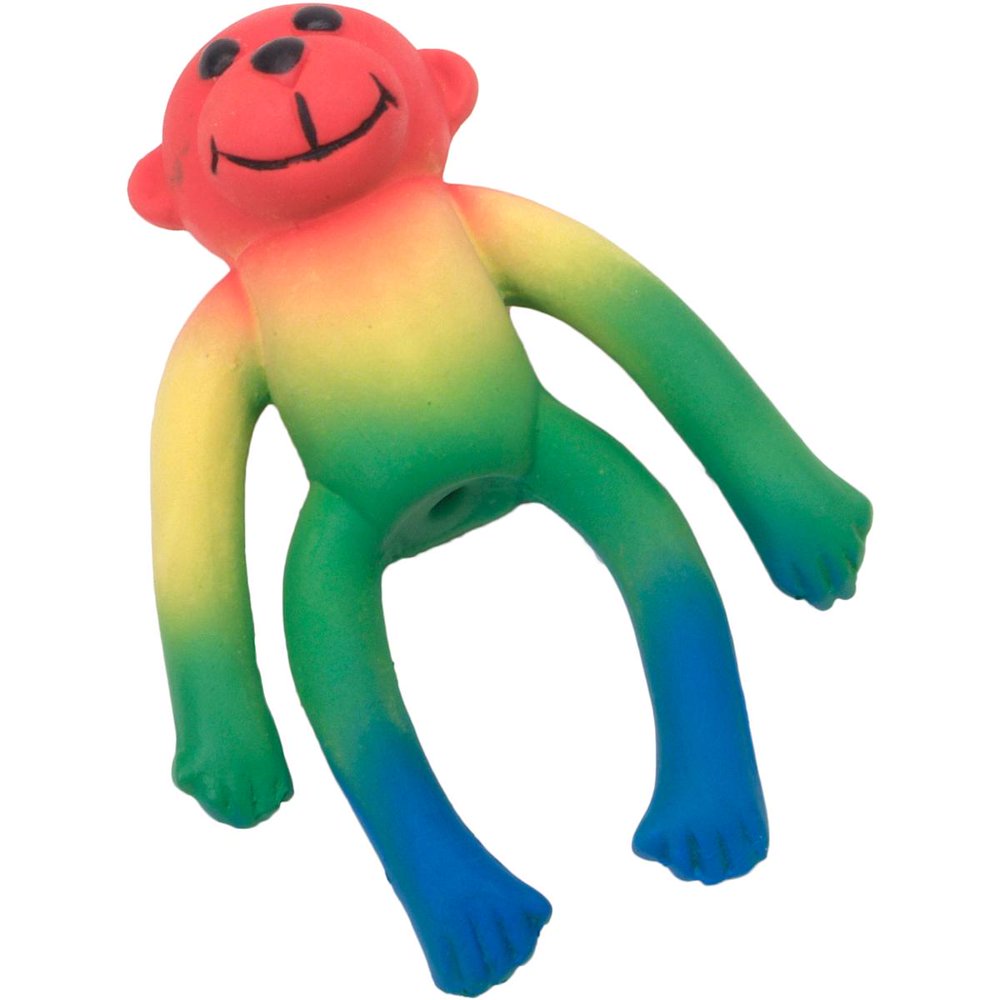 Li'l Pals 4" Latex Monkey Dog ToyMultiColor