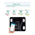 thumbnail image 3 of Báscula de baño digital inteligente con Bluetooth, peso y grasa, IMC, 3 of 5