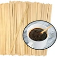 thumbnail image 6 of 10,000 Pack, Slim Wooden Coffee Drink Liquid Stir Sticks, Beverage Stirrers, Natural Wood Eco-Friendly 7 Inch Length by CraftySticks, 6 of 6