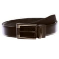 thumbnail image 3 of Men's Classic & Fashion Feather Edged Embossed Reversible Leather Dress Belt, 3 of 5