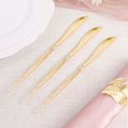 thumbnail image 6 of Efavormart 24 Pack | Gold Glittered Disposable Knives, Plastic Silverware Cutlery for Wedding Catered Events Banquet, 6 of 11