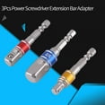 thumbnail image 4 of Extension Bar Adapter Spring Loaded Ball Bearing Socket Driver Adapter, Socket Bit Adapter, For Impact Driver, 4 of 8