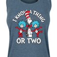 thumbnail image 3 of Dr. Seuss - I Know A Thing Or Two - Women's Racerback Tank Top, 3 of 6